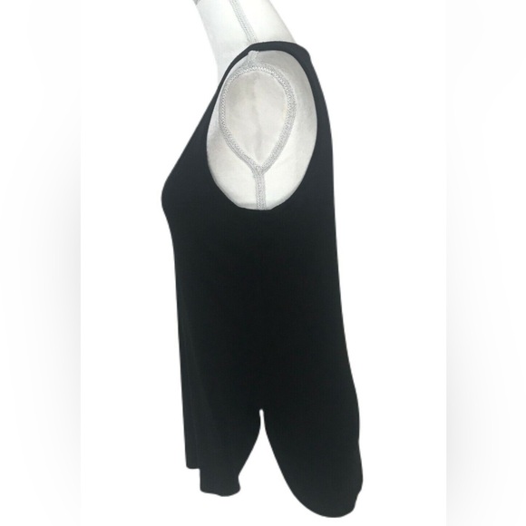 Aritzia Babaton V-neck Black Sleeveless Top - size small - Picture 6 of 7